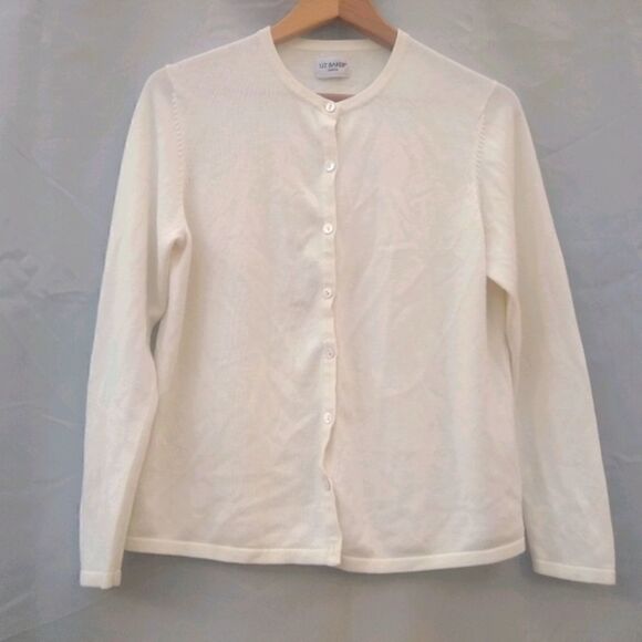 Liz Baker ivory Cardigan  - Picture 1 of 8